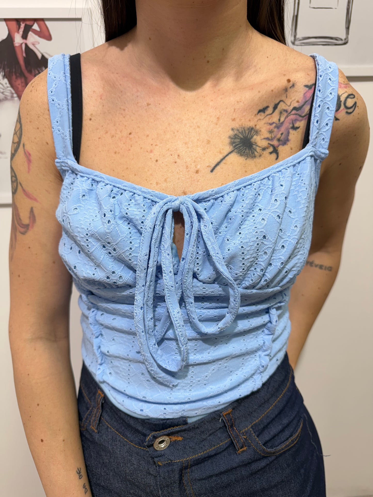 Top Spring azzurro