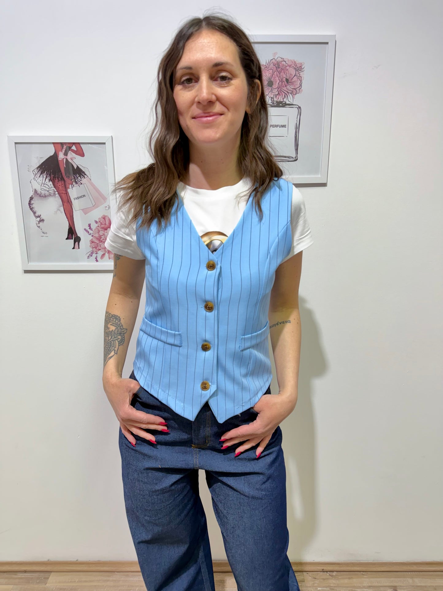 Gilet azzurro