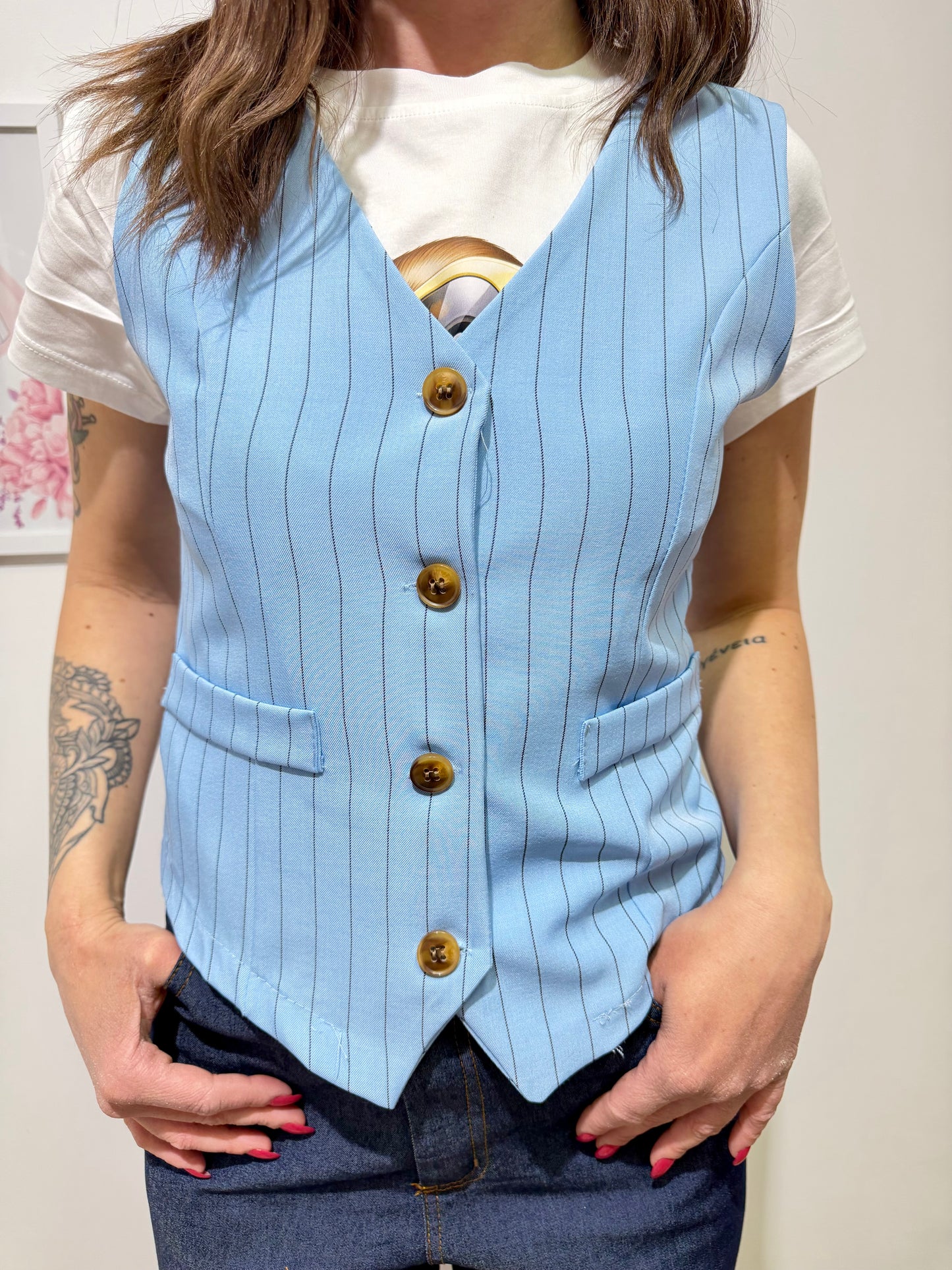 Gilet azzurro