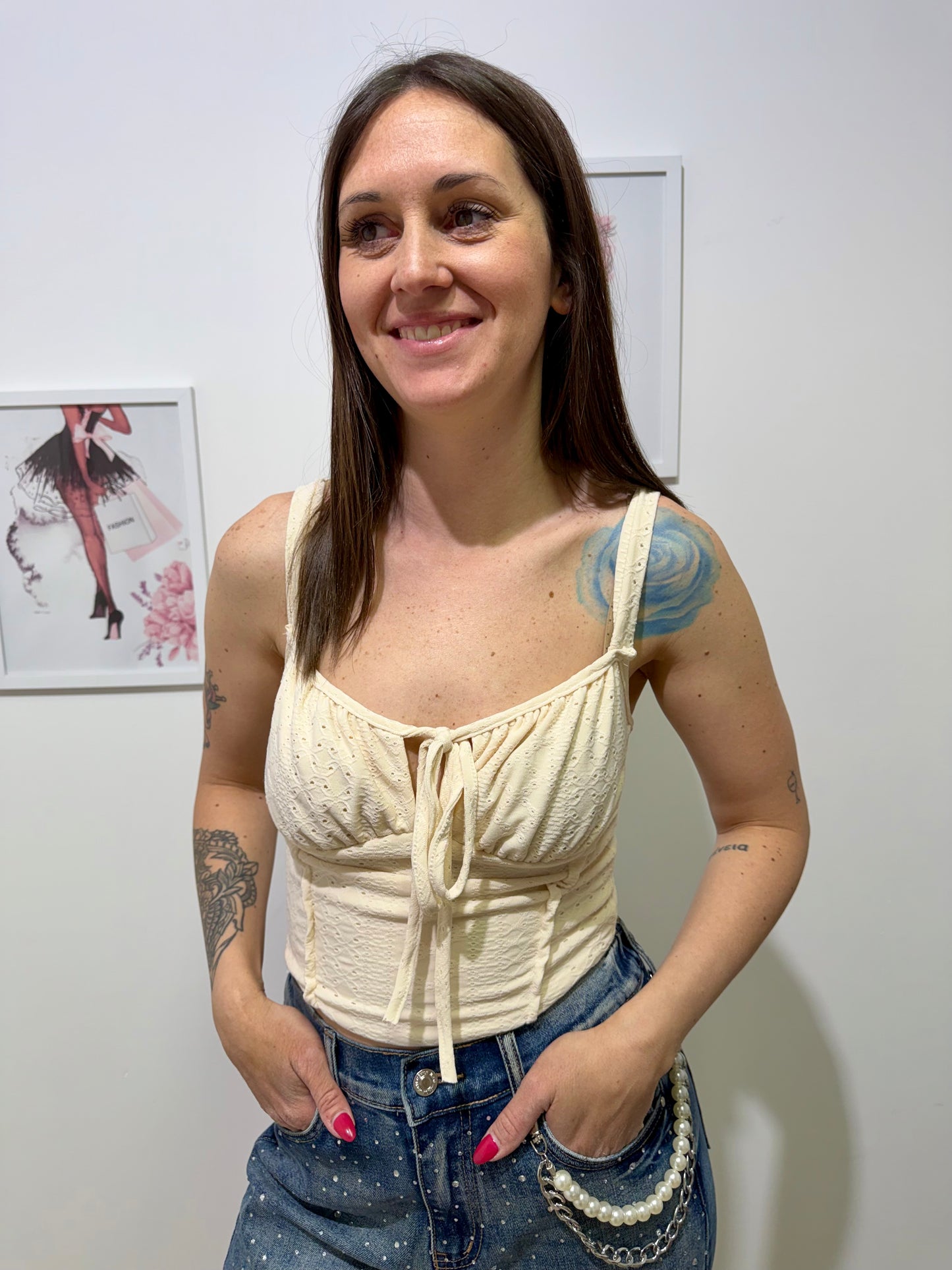 Top Spring vaniglia