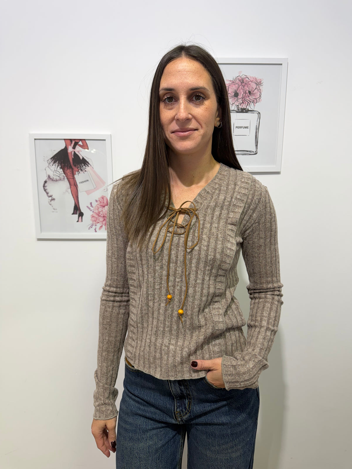 Maglia con laccio
