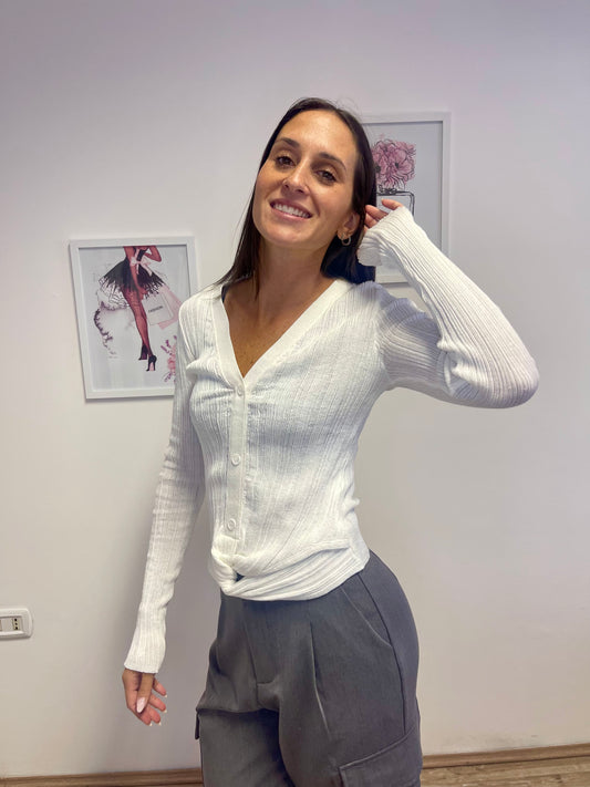 Cardigan bianco