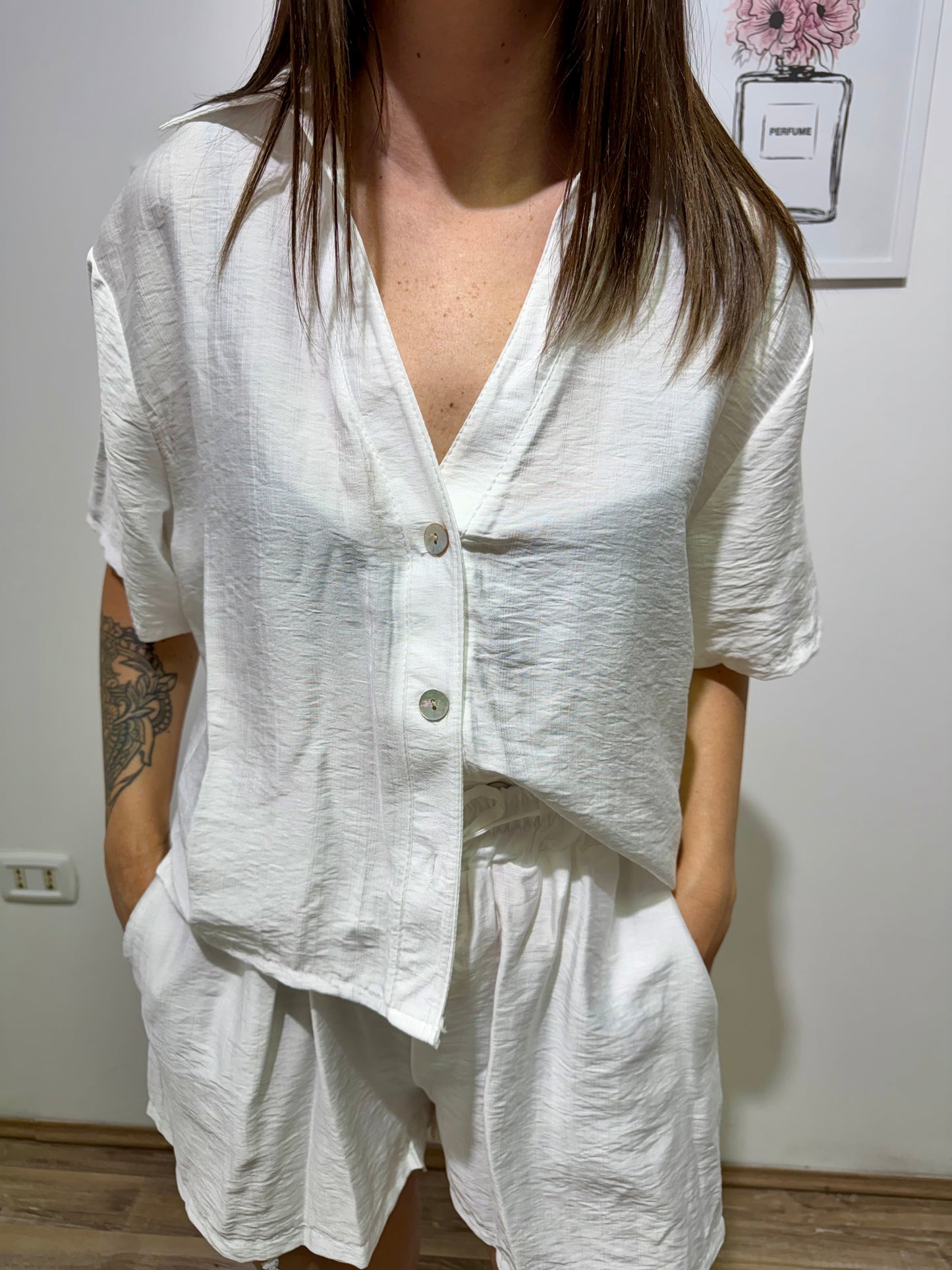 Completo Summer bianco