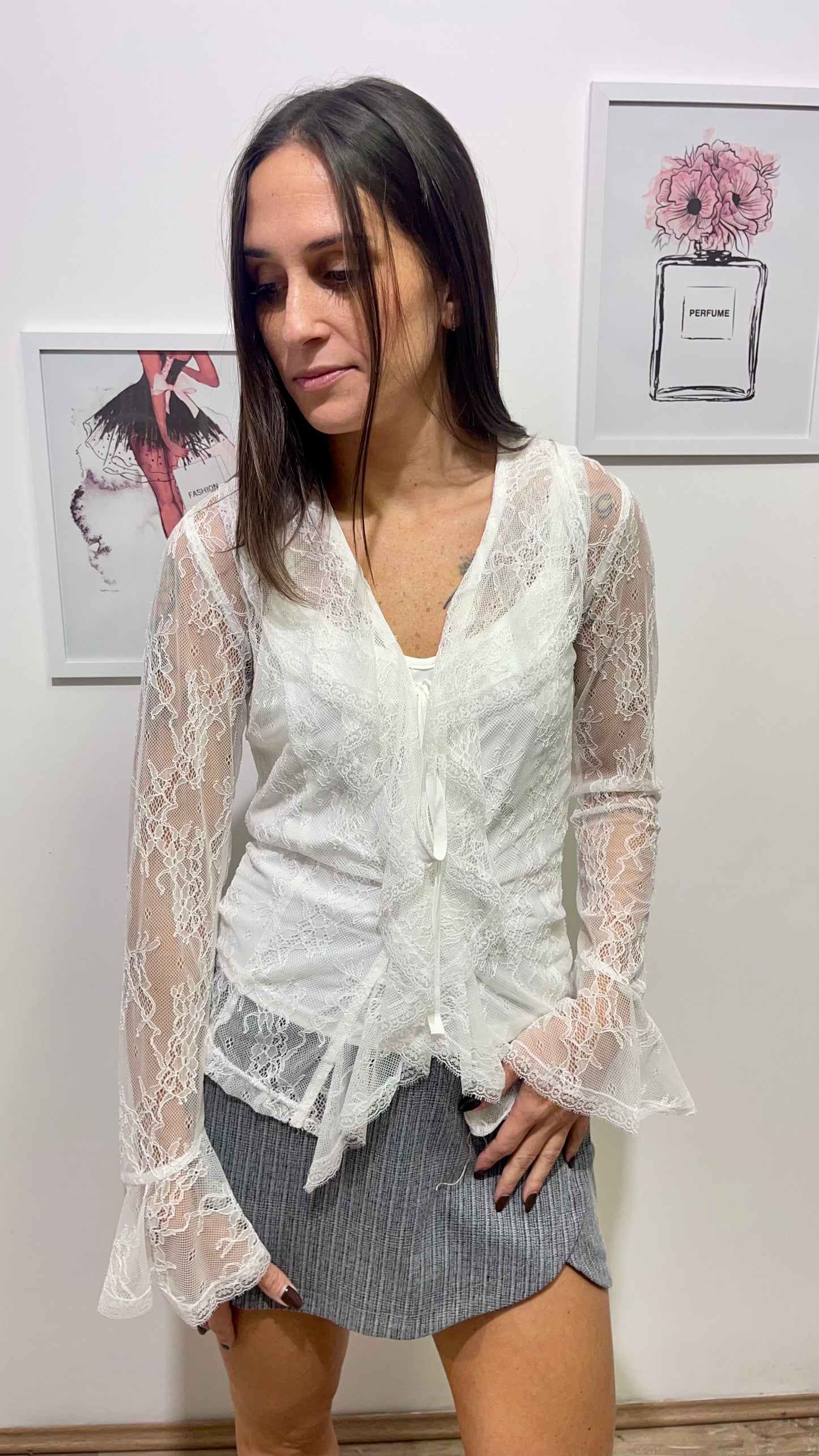 Camicetta in pizzo