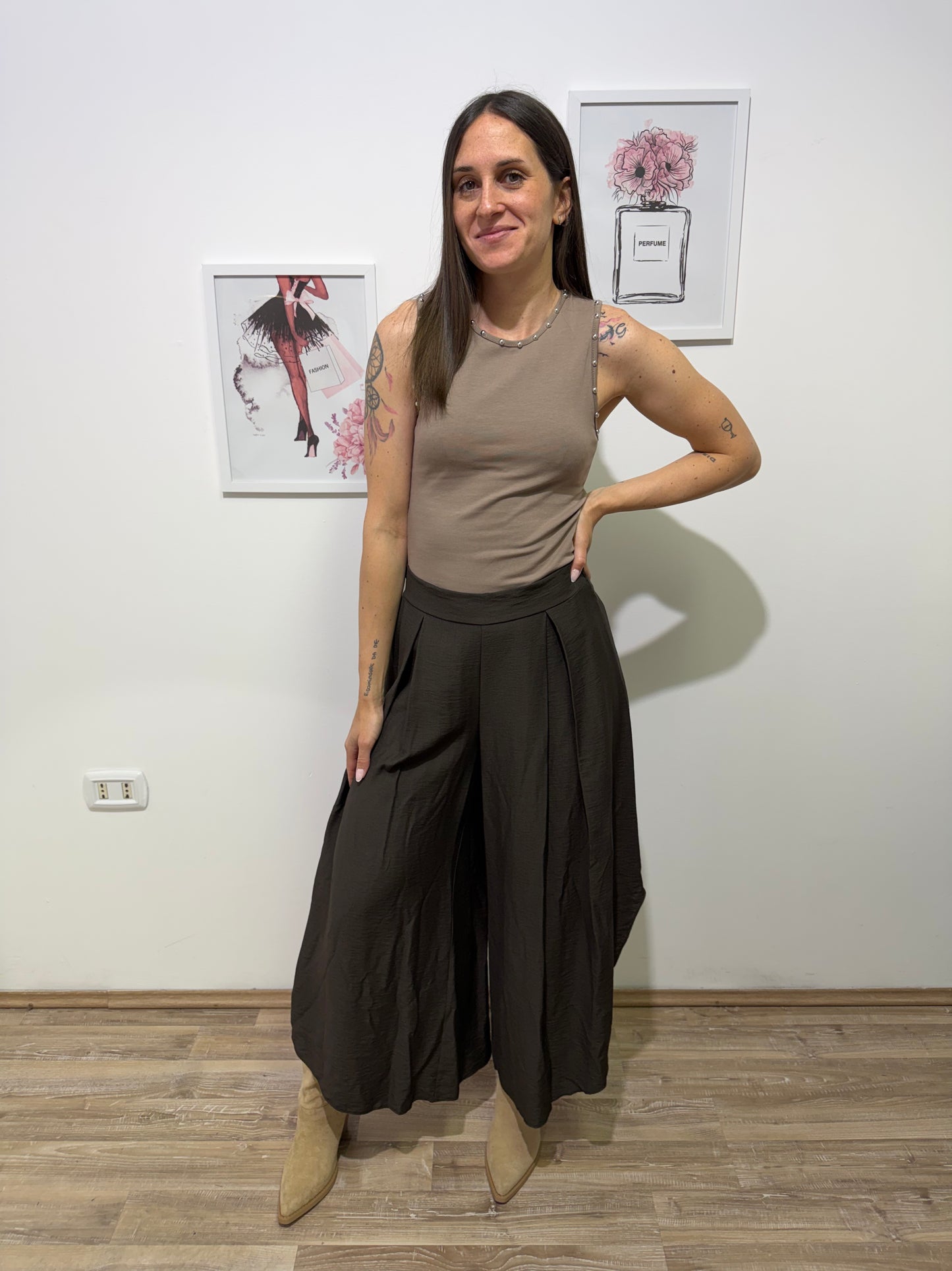 Pantalone Alma marrone