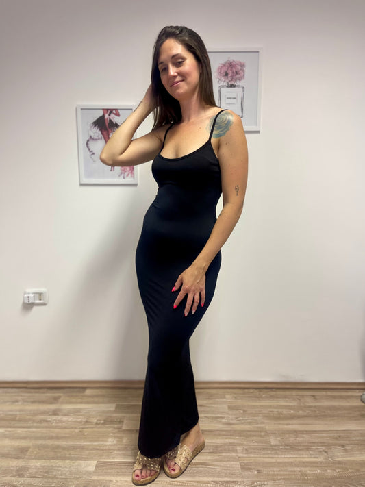 Tubino elasticizzato nero